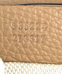 Gucci Beige Leather Soho Flap Chain Crossbody 13