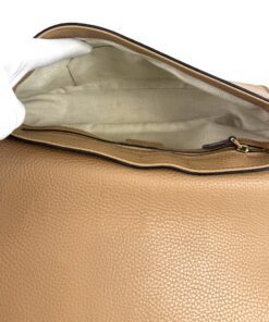 Gucci Beige Leather Soho Flap Chain Crossbody 12