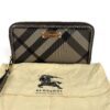 Wallet shown with its Burberry drawstring dust bag