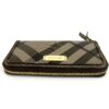 Wallet laid flat showing the zip running around it