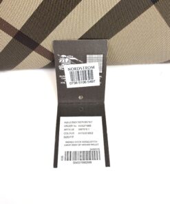 Burberry Dartmoore Smoke Check Stitch Small Zippy Wallet Antique Gold 19