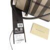 Bag shown with its Burberry tag and care card