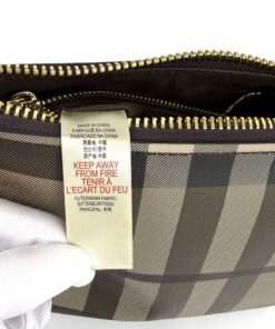 Burberry Dartmoore Smoke Check Stitch Small Crossbody Antique Gold 11