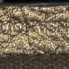 Detail of the grained leather along the top edge