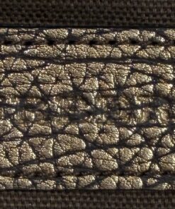 Burberry Dartmoore Smoke Check Stitch Small Crossbody Antique Gold 8