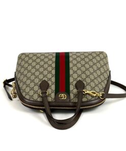 Gucci Supreme Medium Dome Satchel Crossbody 11