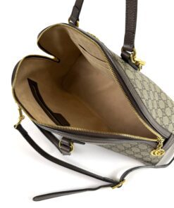 Gucci Supreme Medium Dome Satchel Crossbody 21