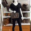 Louis Vuitton Siena PM Ebene Satchel or Crossbody 3