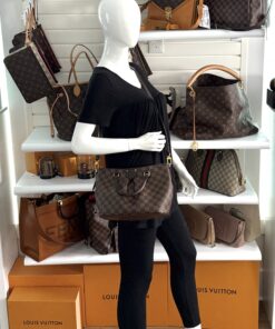 Louis Vuitton Siena PM Ebene Satchel or Crossbody 2