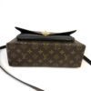 Base and side of the bag in monogram canvas