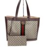 Gucci Ophidia Supreme Monogram Web Large Tote and Pouch 1