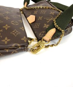 Louis Vuitton Multi Pochette Accessories Full Set Khaki Green 22