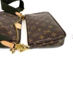 Louis Vuitton Multi Pochette Accessories Full Set Khaki Green 23