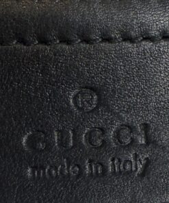 Gucci Calfskin Matelasse Medium Marmont Shoulder Bag Black 15