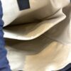 Interior compartment showing the drawstring channel