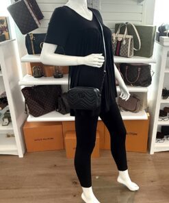 Gucci Black on Black Mini Marmont Crossbody 3