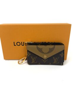 Louis Vuitton Recto Verso Reverse Monogram Key Card Holder Wallet 2