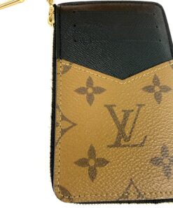 Louis Vuitton Recto Verso Reverse Monogram Key Card Holder Wallet 17