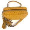 Gucci Soho Disco Yellow Exotic Ostrich Leather Crossbody Limited Edition 7