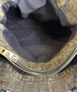 Fendi Metallic Lurex Zucca Mia Tote Brown 17