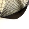 Detail of the canvas beside the shoulder strap