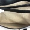Detail of the beige canvas interior lining