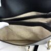 Interior of the bag held open to show its depth