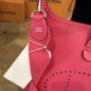 Louis Vuitton Gris Since 1854 Silk Bandeau Scarf Black White and Hermes Evelyne PM Hot Pink Bundle (Copy) 18