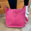 Louis Vuitton Gris Since 1854 Silk Bandeau Scarf Black White and Hermes Evelyne PM Hot Pink Bundle (Copy) 20