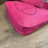 Louis Vuitton Gris Since 1854 Silk Bandeau Scarf Black White and Hermes Evelyne PM Hot Pink Bundle (Copy) 22