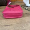 Louis Vuitton Gris Since 1854 Silk Bandeau Scarf Black White and Hermes Evelyne PM Hot Pink Bundle (Copy) 23