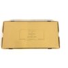 Underside of the Gucci box with the printed label