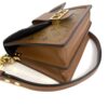 Angled top view of the flap and clasp