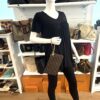 Mannequin wearing the bag on the shoulder