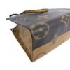Underside and side seam on the brown panel