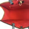 Interior opened wide showing the red lining