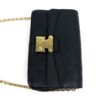 Side view with the chain strap hanging
