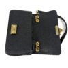 Bag held open showing the interior compartments