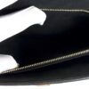 Interior compartment lined in black