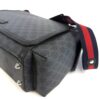 Side pocket and the web strap seen from the front