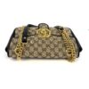 Top of the bag with the chain laid across