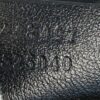Serial numbers embossed on the interior leather