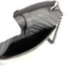 Overhead view into the open bag showing the black lining
