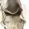 Interior opened wide showing the lining and inner pocket
