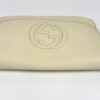 Back of the bag showing the embossed interlocking G panel