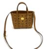 Front of the shopper with the top handles and strap