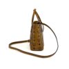 Side profile of the shopper with the strap hanging