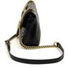 Side view with the chain strap hanging