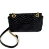Front of the bag with the chain strap shortened