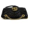 Top of the bag showing the flap and gold GG